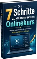 Gratis Buch: Die 7 Schritte zu deinem ersten Onlinekurs