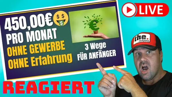 450 Euro pro Monat: Möglichkeiten zum Online Geld verdienen ohne Gewerbe und Erfahrung (3 Tipps) [Reaktion]