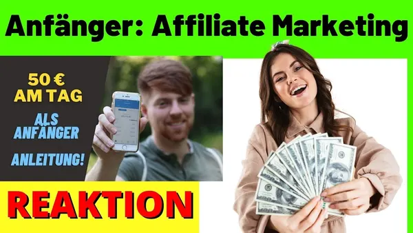 Anleitung für Anfänger: Verdienen Sie als Affiliate Marketer 50€ mit diesen Tipps von Michael Reagiertauf