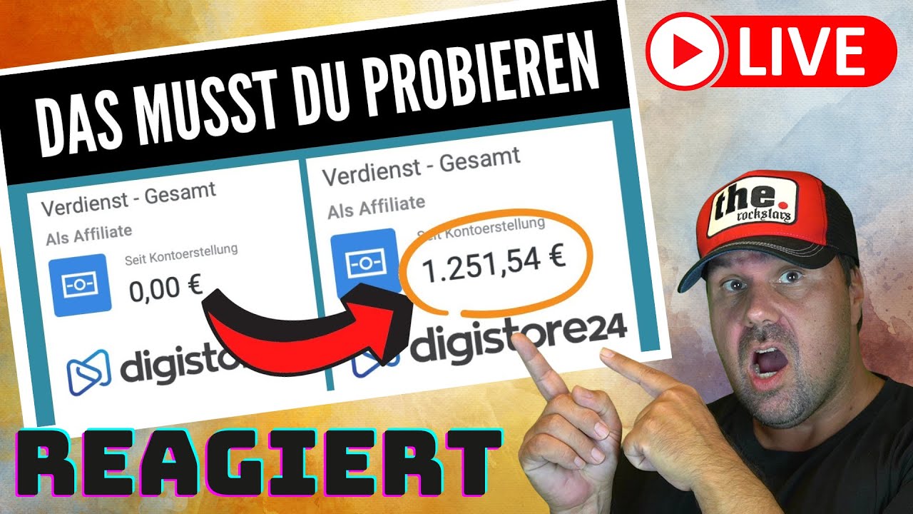 Einfachster Weg um mit Digistore24 Geld zu verdienen, als Anfänger (Affiliate Marketing) [Reaction]