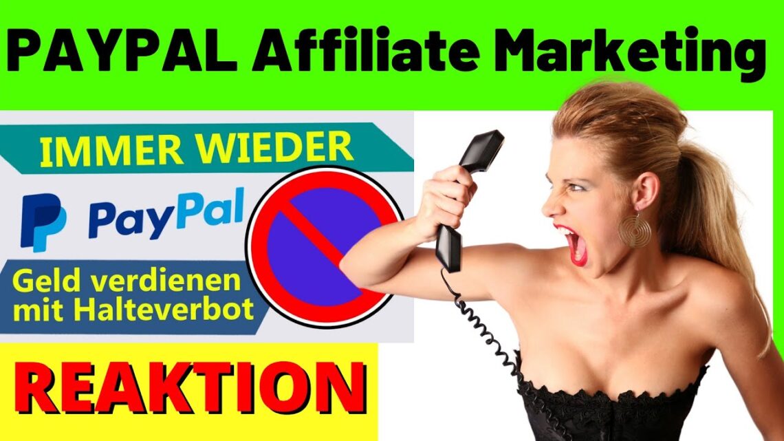 Online Geld verdienen 💰mit Parkverbot Schildern 🚫 PAYPAL Affiliate Marketing Anleitung [Reagiertauf]