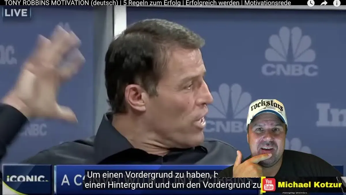 Ich bin Live: Erfolgreicher Millionär verrät die Geheimnisse der Geschäftsideenfindung und Tony Robbins Motivation