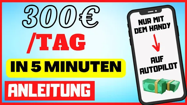 Kostenlos 300€ in 5 Minuten verdienen mit neuer Methode für TikTok, Instagram und Youtube