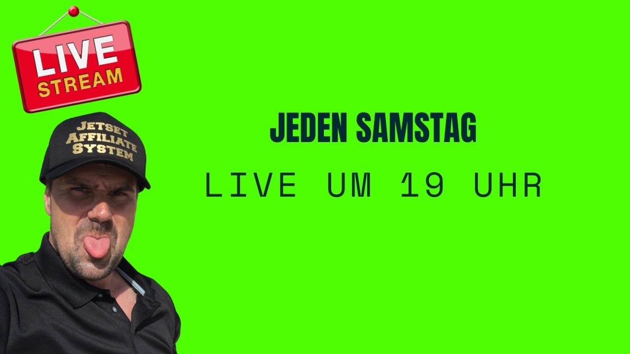 Ich bin heute um 19:00 Uhr live - Es wird Mega