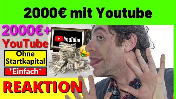 Wie Du in dieser Nische mit YouTube monatlich über 2000€ verdienen kannst! (Geld verdienen 2022)