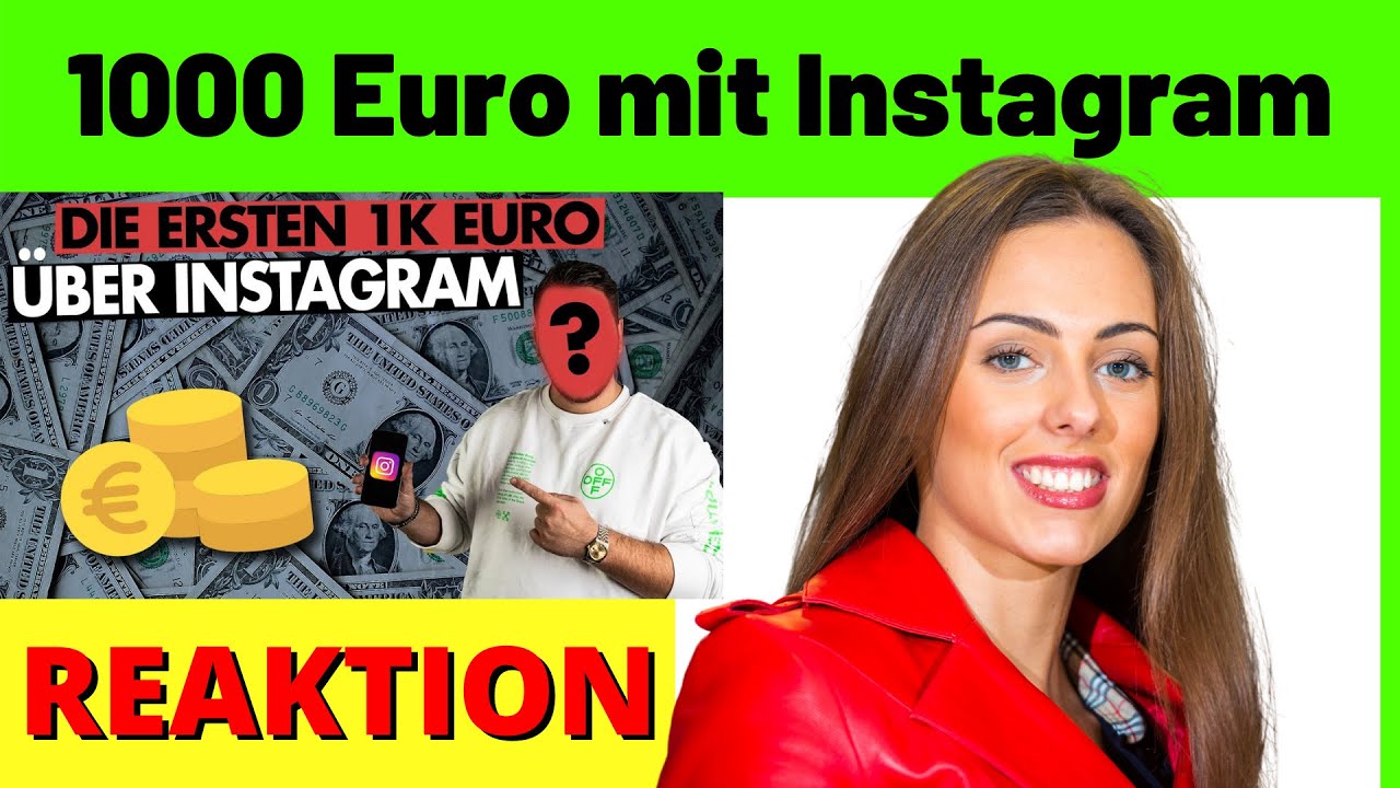 Die ersten 1000 Euro mit Instagram 2022 verdienen (mit Max Weiß) [Michael Reagiertauf]