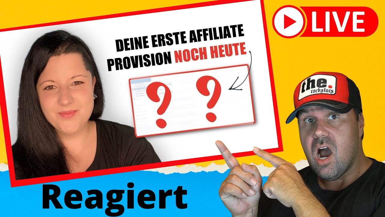 SO verdienst du als Affiliate Anfänger deine erste Provision! [Reaction] Katharina Kislewski