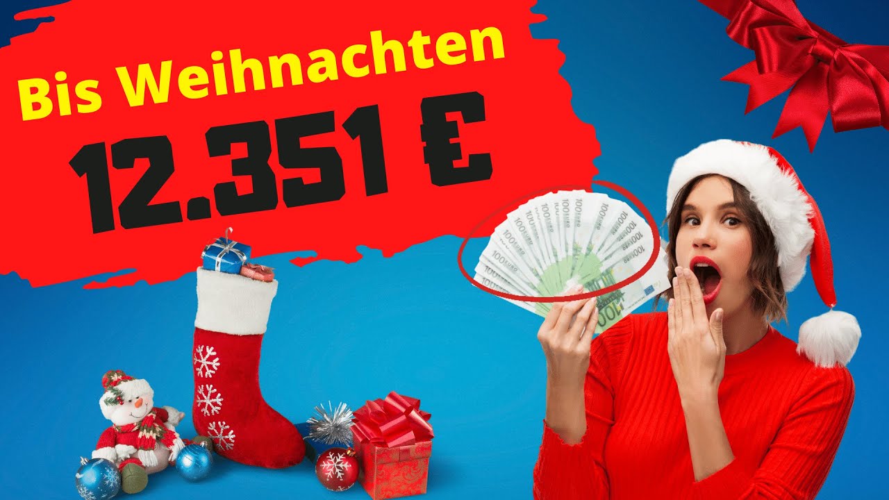 Geld verdienen mit Weihnachten (So verdienst du schnell Geld für Weihnachtsgeschenke)