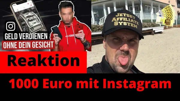 Wie du mit Instagram im Jahr 2022 1000 Euro verdienen kannst: Michael Reagiert auf Torben Platzer