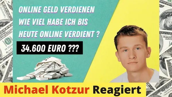 Wie ich online erfolgreich Geld verdiene: Mein Weg zu 1000 Euro Einnahmen – Reaktion