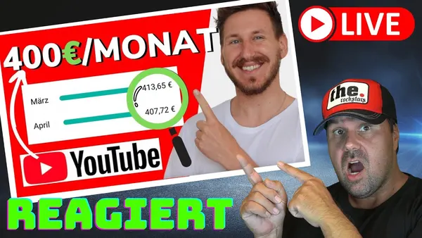 Wie man mit Youtube 400 Euro pro Monat verdient: Eine Anleitung zum Online Geld verdienen