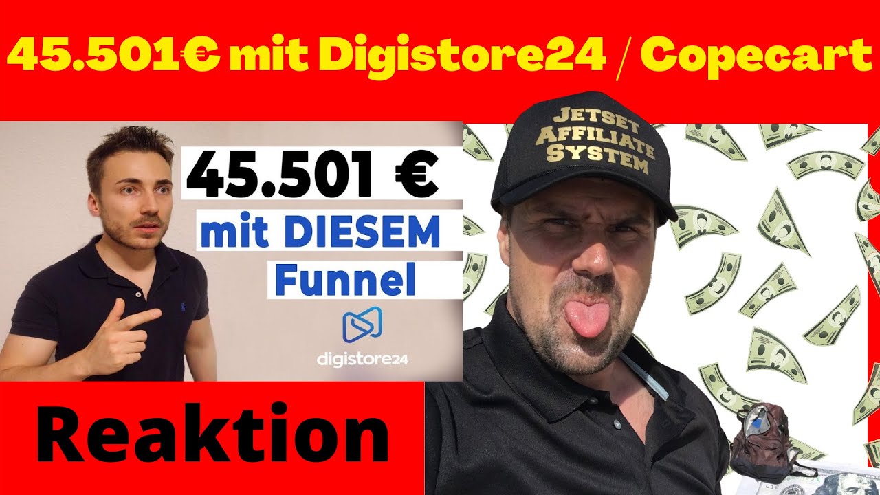 45.501€ mit DIESEM Digistore24 / Copecart Funnel [Michael Reagiertauf] Funnel erstellen / Vorlage