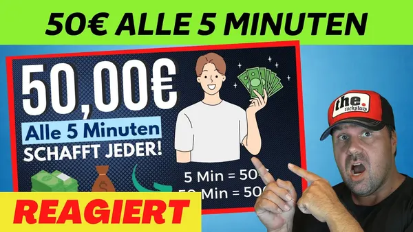 Geld verdienen im Jahr 2024: Verdienen Sie 50€ alle 5 Minuten ohne Risiko – Die Reaktion von Michael