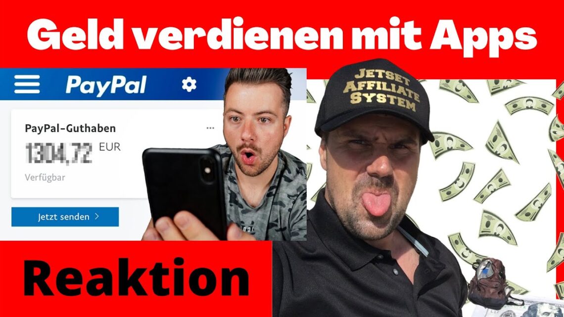 Geld verdienen mit Apps 2022  😍💰 Mit dem Handy / Smartphone Geld verdienen geht das? [Reagiertauf]