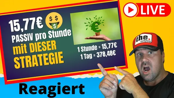 Passives Einkommen mit meiner kompletten Strategie in einer Stunde: 15,77€ verdienen