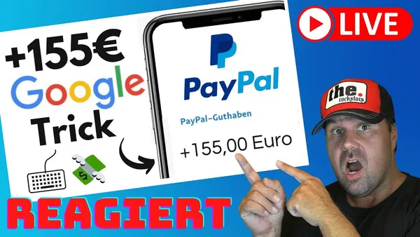 Verdiene 155€ mit einem kostenlosen Google Trick: Online Geld verdienen für Anfänger [Reaktion]