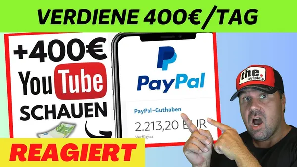 Verdienen Sie 400€ täglich durch das Anschauen von Youtube Videos! (Geld verdienen 2026) | Michael reagiert