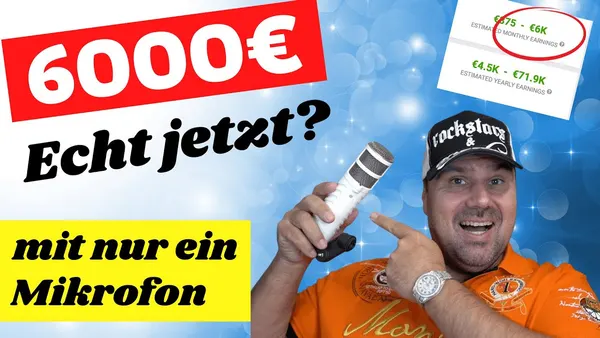 Verdienen Sie online mit Youtube in der ASMR-Nische bis zu 6000€ im Monat – Der Beweis!