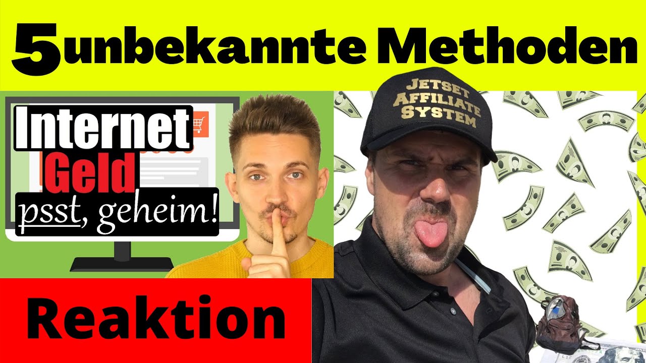 Geld verdienen im Internet: 5 unbekannte Methoden – hast du noch nie gehört! [Michael Reagiertauf]