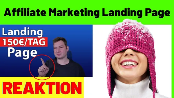 Wie ich mit meiner Affiliate Marketing Landing Page 150€ am Tag verdiene: Eine Reaktion. Die Schritte zur Erstellung einer erfolgreichen Affiliate Website für das Jahr 2022.