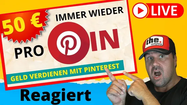Wie man als Anfänger mit Pinterest 50 € online verdienen kann (Affiliate Marketing Trick!) [Reaktion]