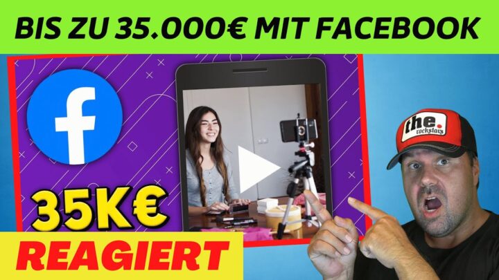 Geld verdienen mit Facebook Videos - Bis zu 35.000€ im Internet verdienen [2024] | Michael reagiert