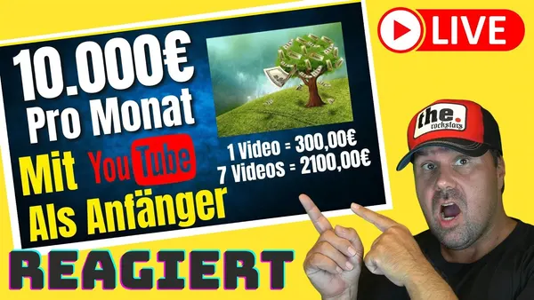Wie man mit YouTube 10.000€ pro Monat verdienen kann (Anleitung zum anonymen Geldverdienen auf YouTube) [Reaktion]