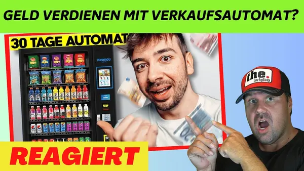 – Wie man mit einem Verkaufsautomaten Geld verdienen kann: Ein Selbstexperiment von Michael in 30 Tagen
– Erfolgreich Geld verdienen durch den Einsatz eines Verkaufsautomaten: Ein 30-tägiges Experiment von Michael
– Praxistest: Kann man mit einem Verkaufsautomaten echtes Geld verdienen? Michael berichtet nach 30 Tagen